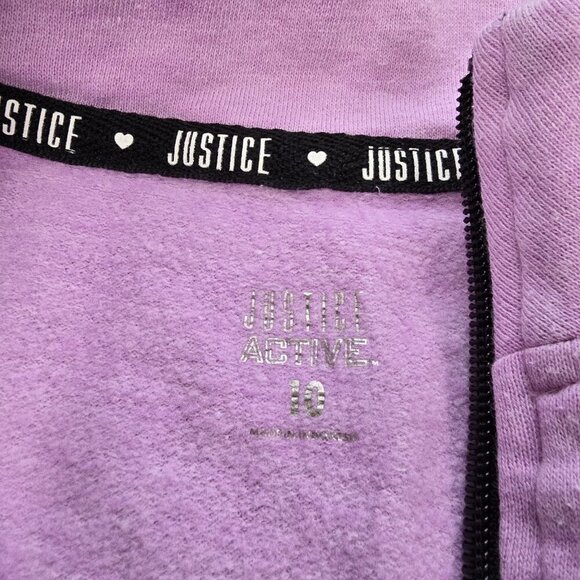 Justice Shirt Bundle Lot Of 3 Lightweight Hooded Tops Pullover Gymnast Size 10 - Picture 6 of 9